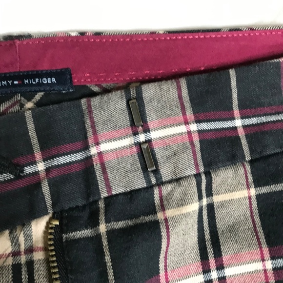 Plaid Mini Skirt Beige Black Pink Check Preppy Classic - Picture 8 of 13